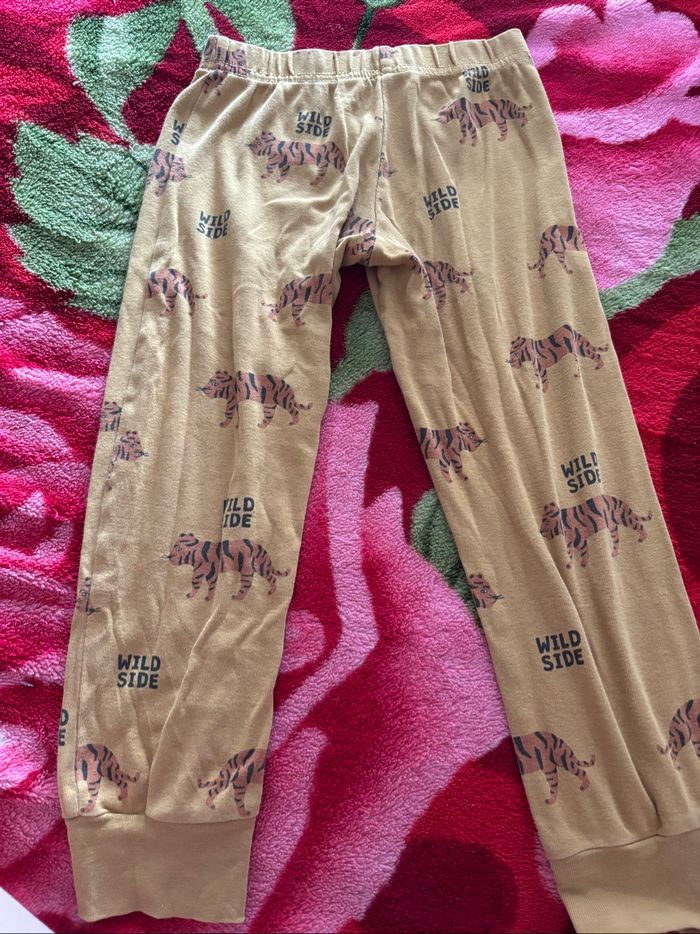 Pyjama léger aux motifs tigres et écriture - photo numéro 7