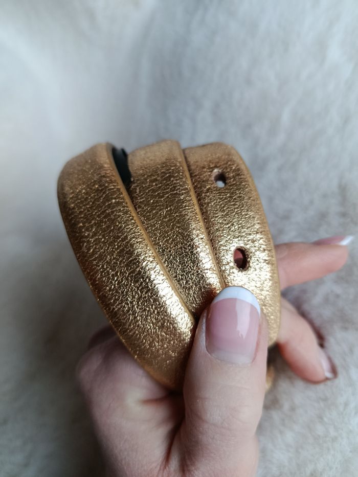 Magnifique ceinture doré icode 75cm - photo numéro 2