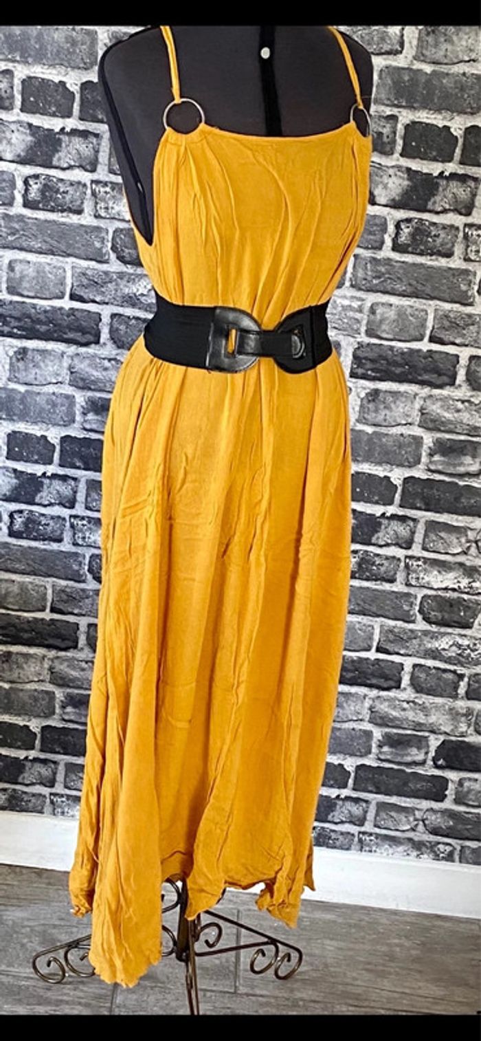 Robe longue à bretelles légères été - photo numéro 3