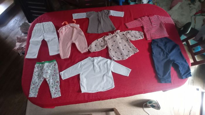 Lot de vêtements fille 9 mois - photo numéro 2