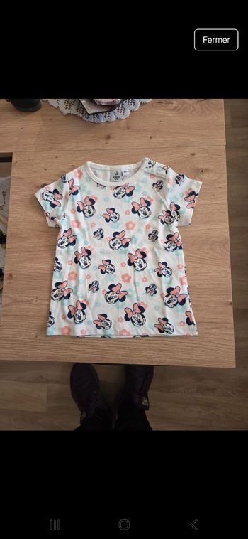 Tee shirt minnie
