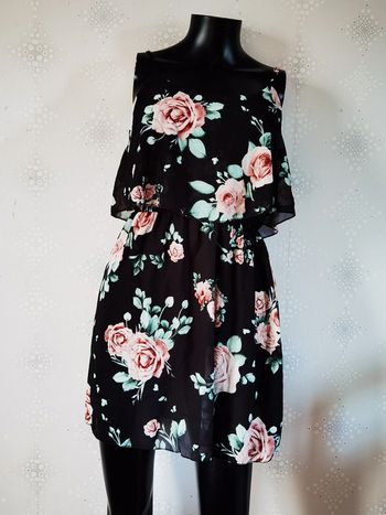 D2829 - robe noire femme M