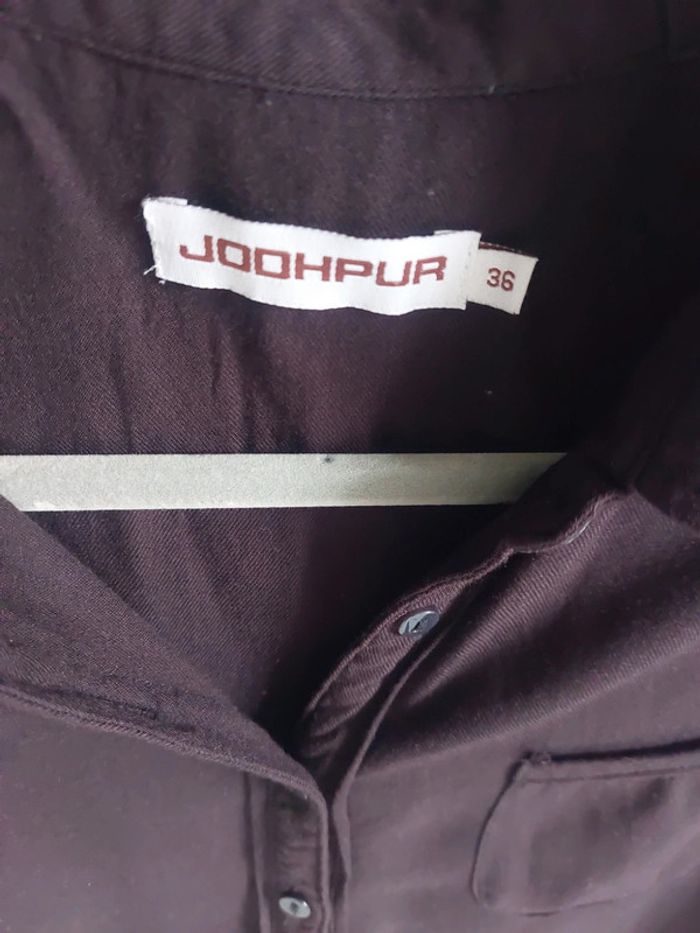 Chemise marron fonçé Jodhpur - photo numéro 3
