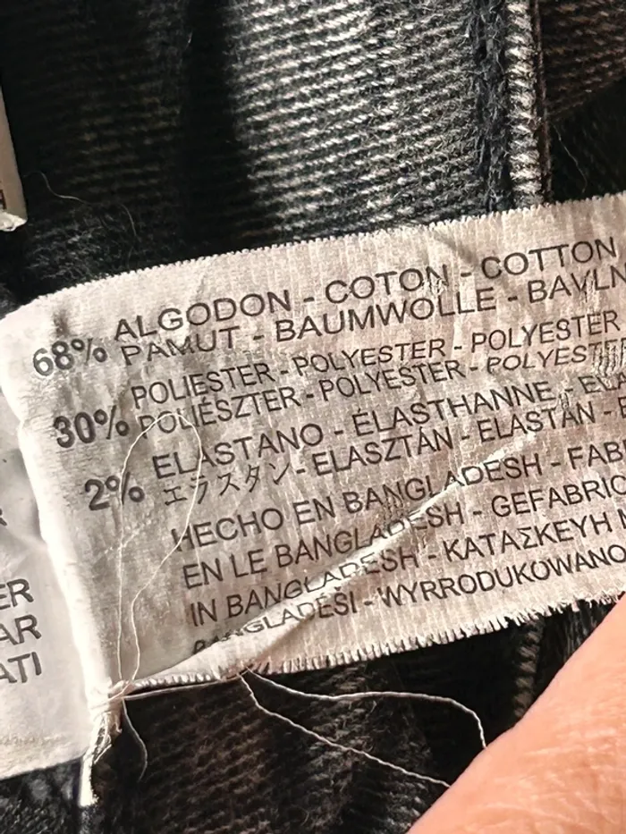 Jegging gris noir 38-40 Zara - photo numéro 6