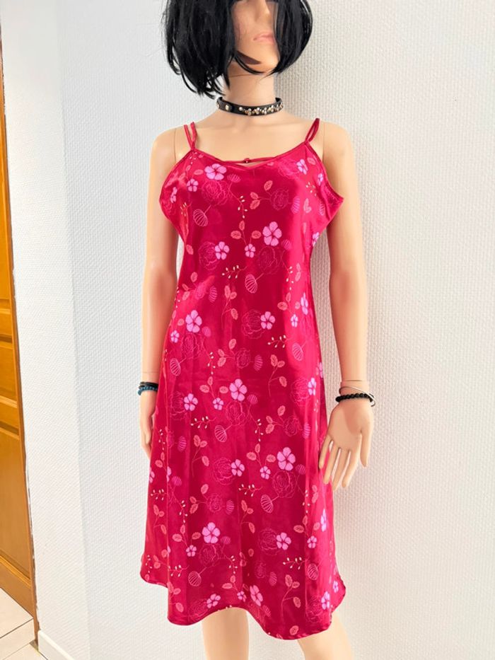 Nuisette imprimée fleurs – Taille 42 (neuve)