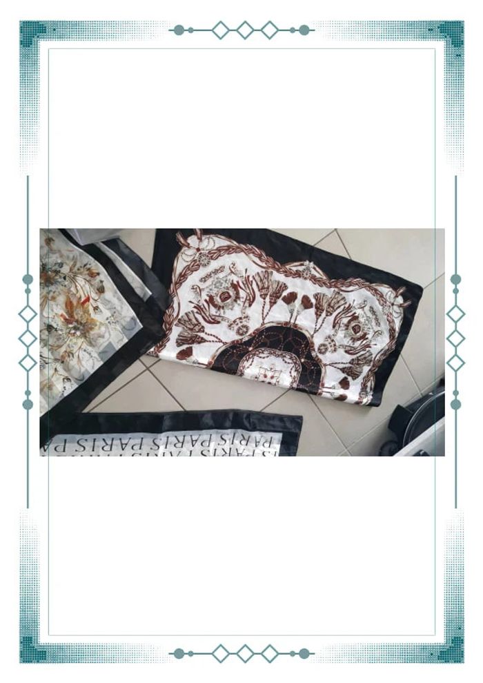 🌸 LOT de 3 foulards - photo numéro 2