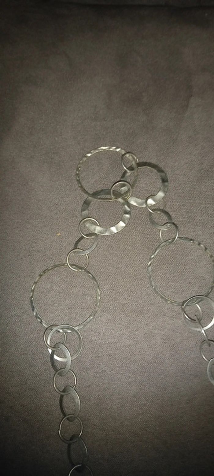 Collier anneaux rond - photo numéro 5