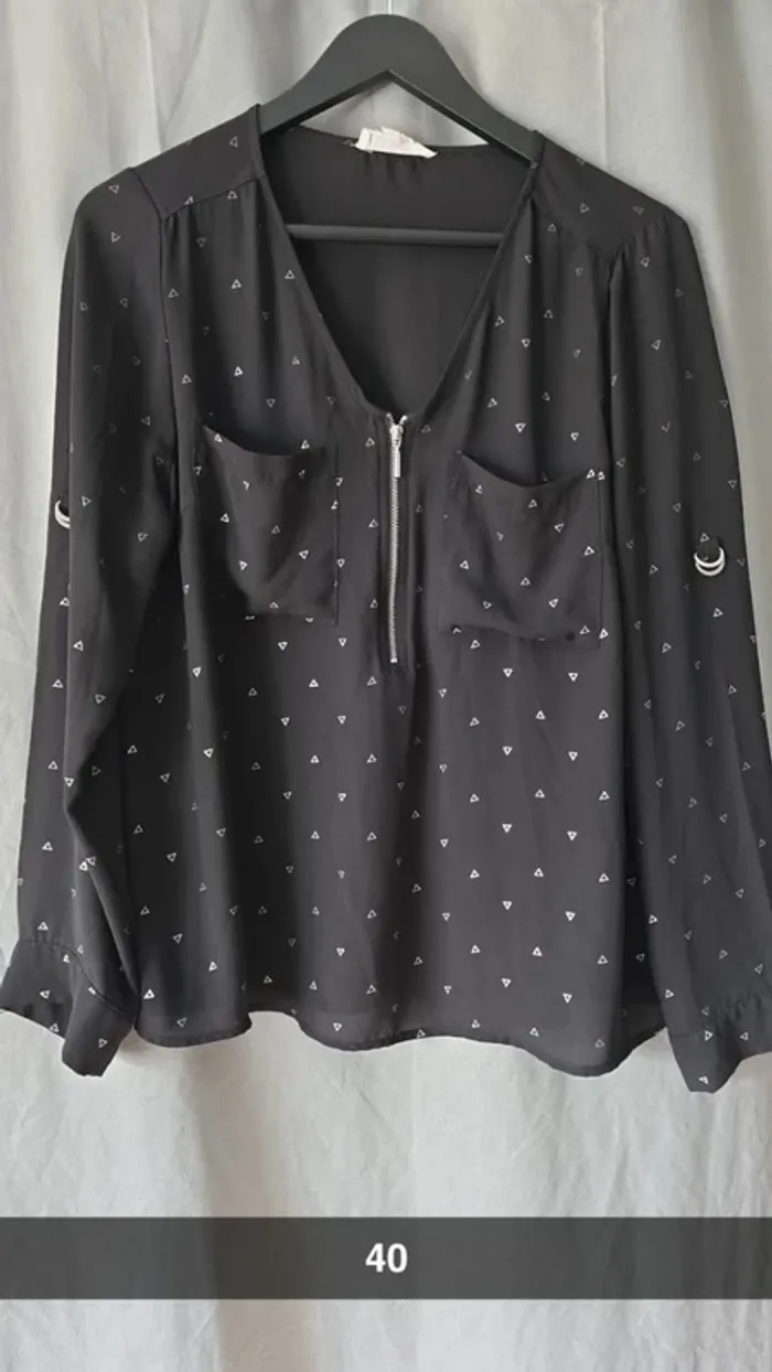 Blouse manches longues
