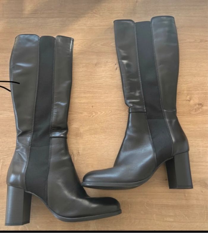 Bottes cavalière cuir Eram