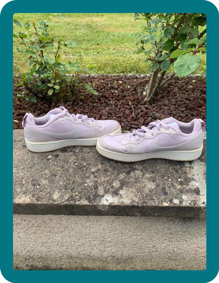 Basket / Sneakers Nike court borough low (GS) - photo numéro 2