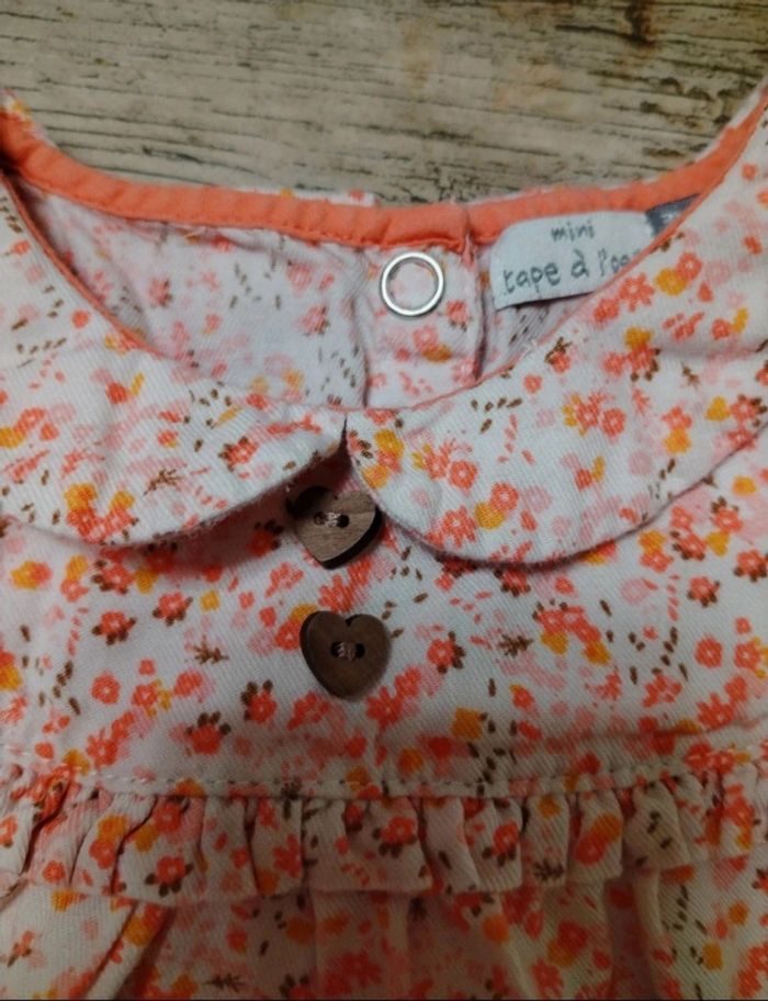 Jolie robe fleurie été fille 3 mois TAO - photo numéro 3