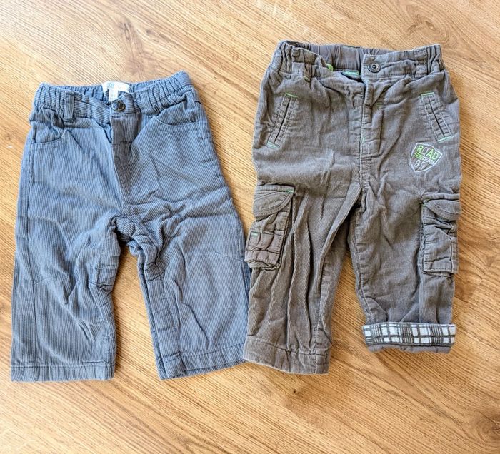 Lot de 2 pantalons 9 mois - photo numéro 2