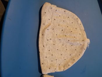 Bonnet 1 mois gris avec etoile