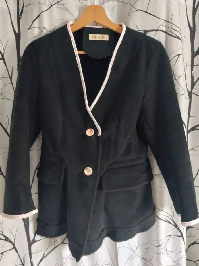 Veste chaude manteau femme Balmain taille 38