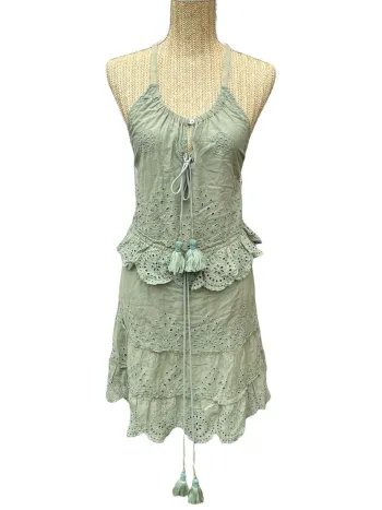 Robe Chloé Laetitia femme vert kaki Taille M Neuf 