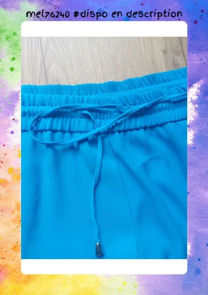 Joli pantalon bleu - photo numéro 3