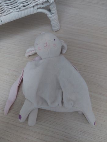 Absorba - doudou mouchoir agneau mouton