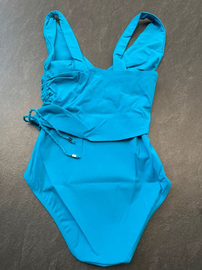 Maillot Maison Lejaby 1 pièce modèle drapé Lagon