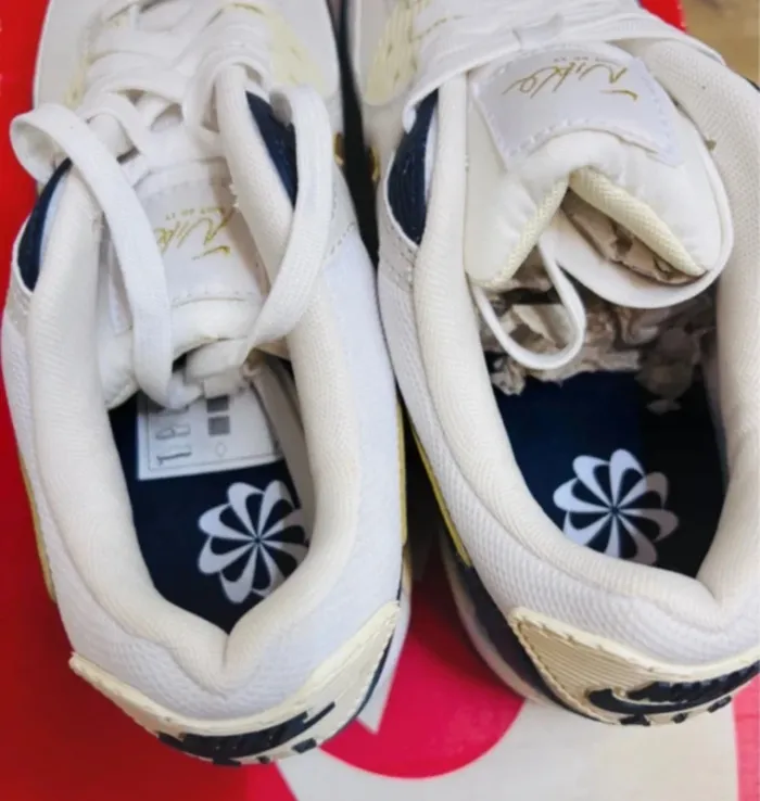 Nike Air Max 90 Olympic 2024 Gold White Taille 40 - photo numéro 5