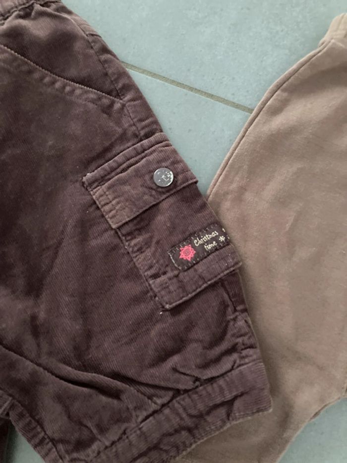 Lot pantalon pantacourt 6 mois vêtement bébé fille - photo numéro 5