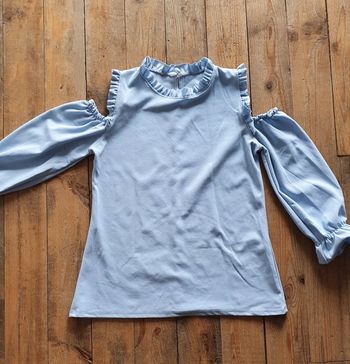 Top épaules dénudées (bleu clair), S / 36 / 8