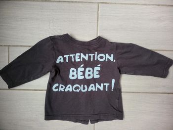 Haut manches longues epais 9mois