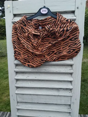 Joli short zébré