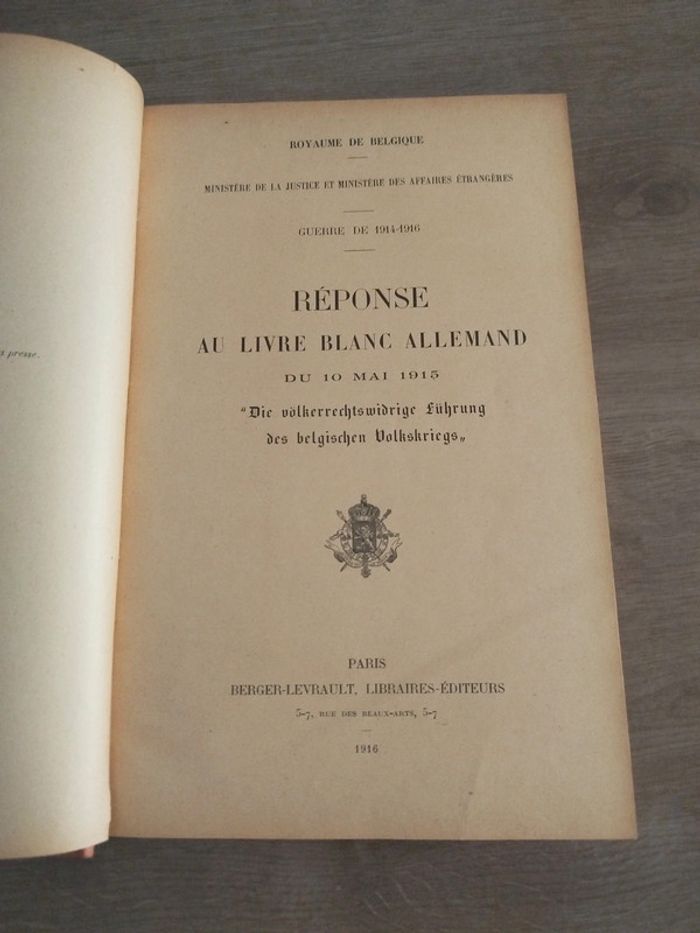 Reponse au livre blanc allemand du 10 mai 1915 - photo numéro 5