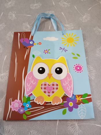 Sac cadeau hibou