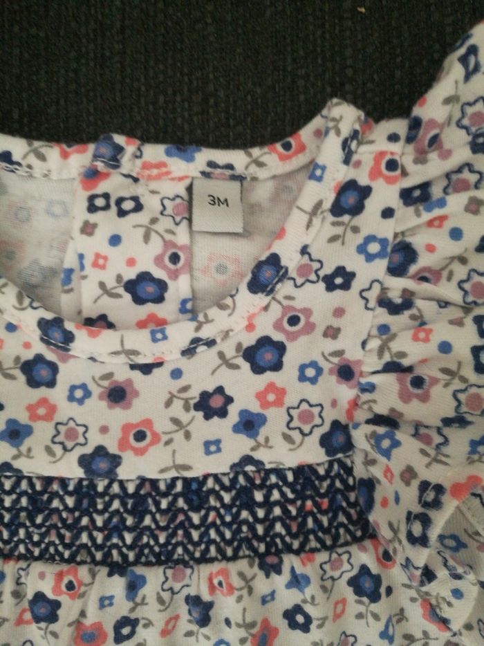 Ensemble robe et pantalon fleuris 3m - photo numéro 3