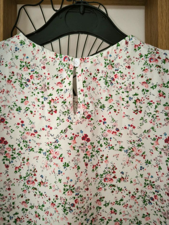 Top haut shein fleurs liberty fille - photo numéro 6