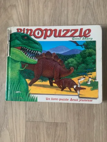 Dinopuzzle - Anne Sharp - Un livre-puzzle seuil jeunesse