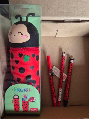 Legami set de papeterie coccinelle get lucky