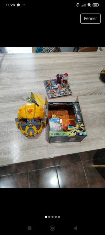 Masque transformers Bumblebee 2 en 1
