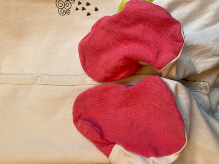 pyjama grenouillère motif fleurs  bébé 18 mois - photo numéro 4