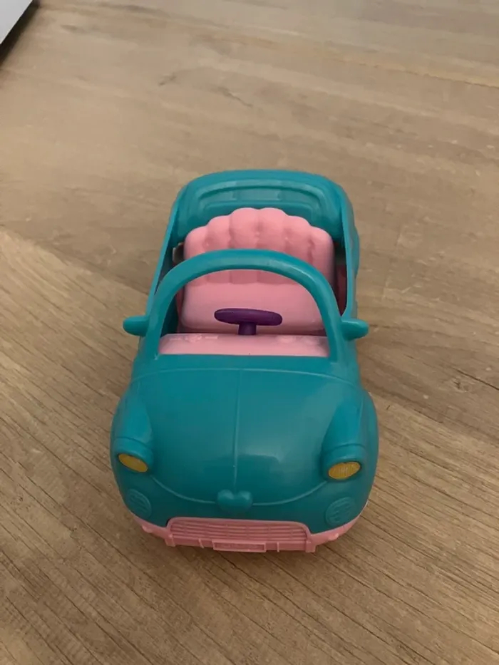 Voiture Barbie cabriolet pour petite poupée Barbie Chelsea - photo numéro 2