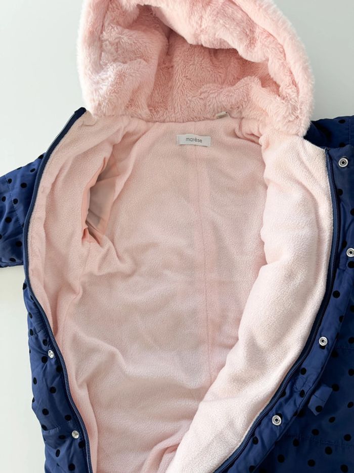 Combinaison hiver bleu marine Marese Taille 9 mois - photo numéro 5