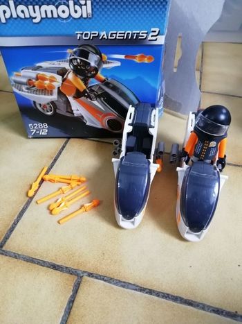 Playmobil motos agents secrets