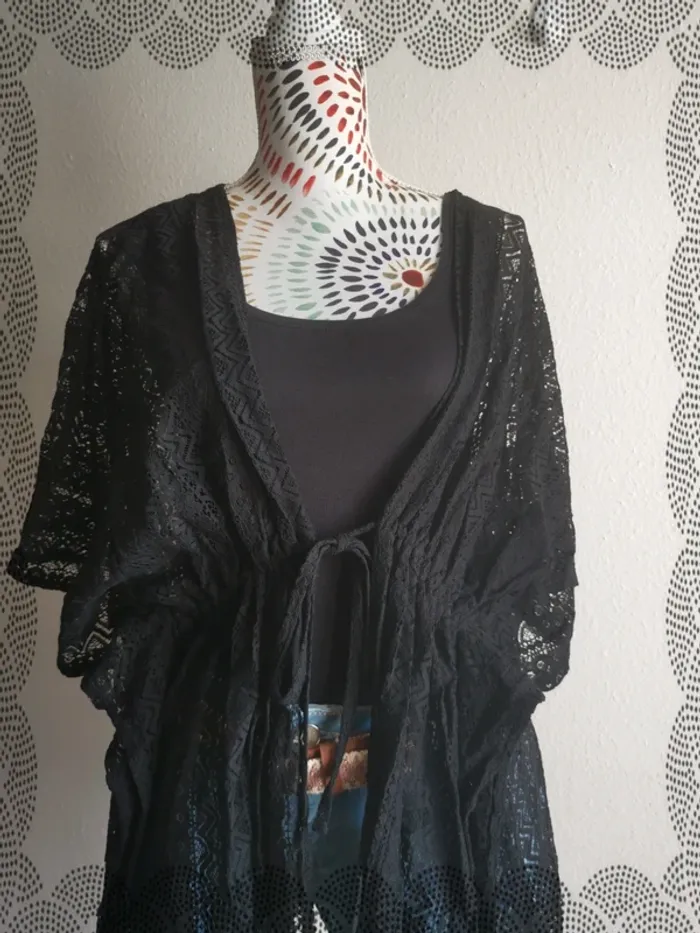 Kimono de plage Camaïeu taille 40/42 - photo numéro 3