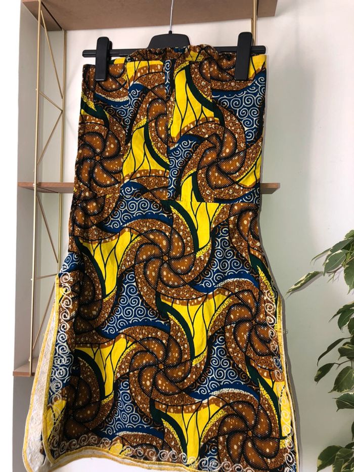 🌼Robe bustier en tissu wax🌼 - photo numéro 2