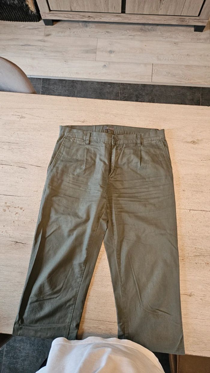 Pantalon homme kaki tirant sur le gris, Tex Man, taille 44 - photo numéro 5