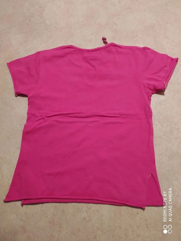 T-shirt rose DPAM 8 ans - photo numéro 3