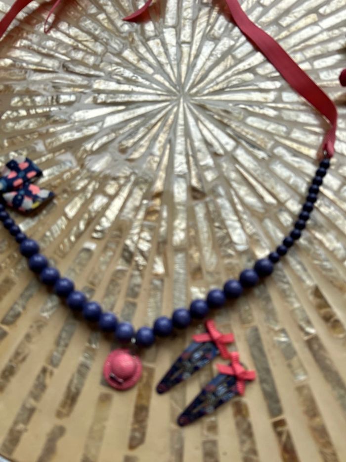 Sergent Major lot collier avec accessoires cheveux assortis - photo numéro 6