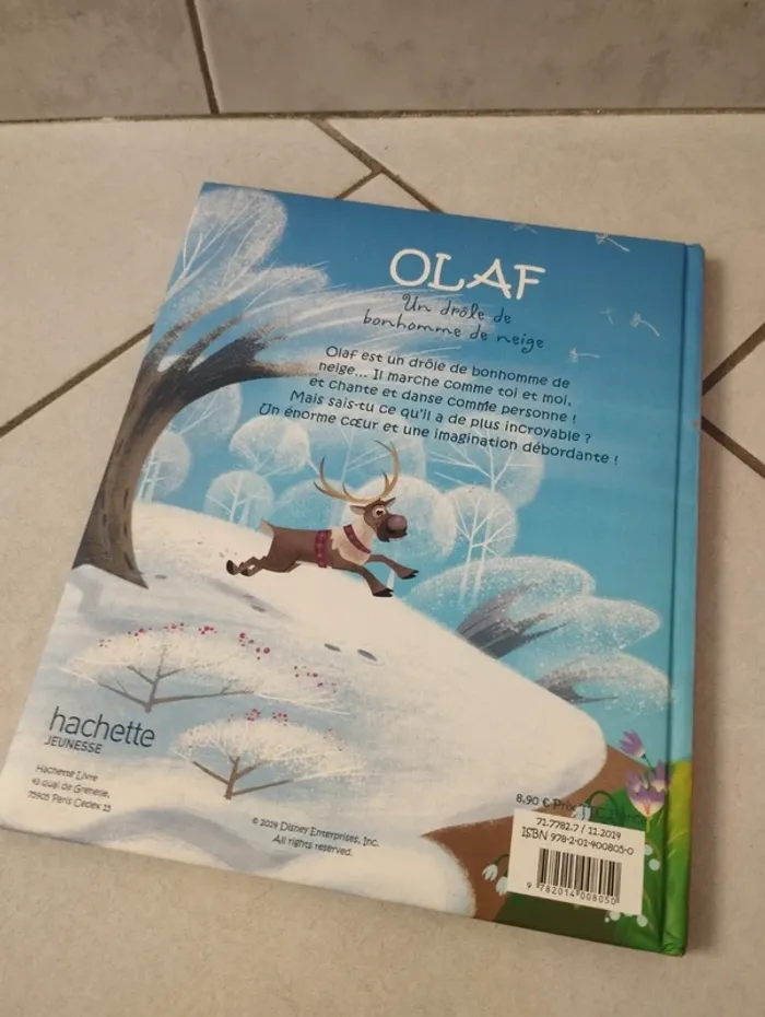 Livre Olaf reine des neiges Disney - photo numéro 6