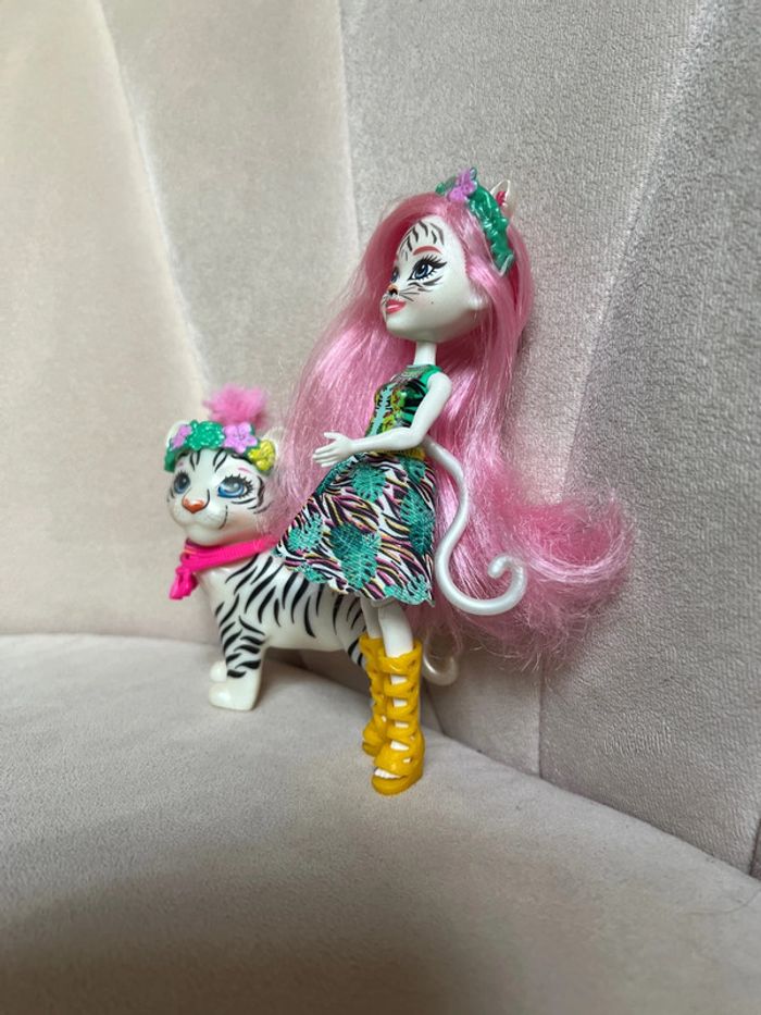 Poupée 15 cm Tadley tigre et Kitty - Enchantimals - photo numéro 2
