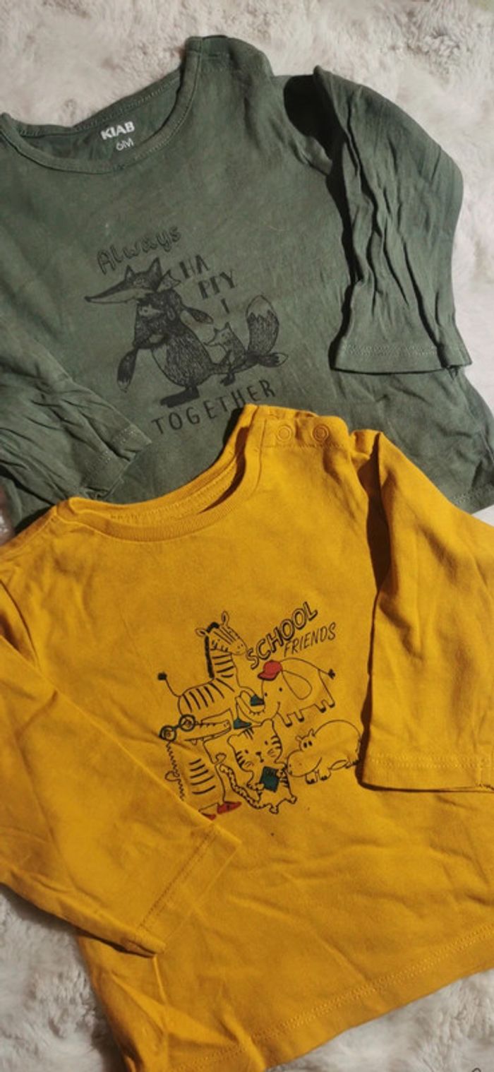 Lot t-shirt manche longue