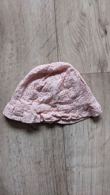 Chapeau d'été rose Saumon kiabi