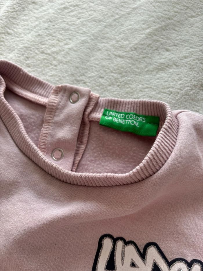 Pull rose intérieur molletonné - photo numéro 2
