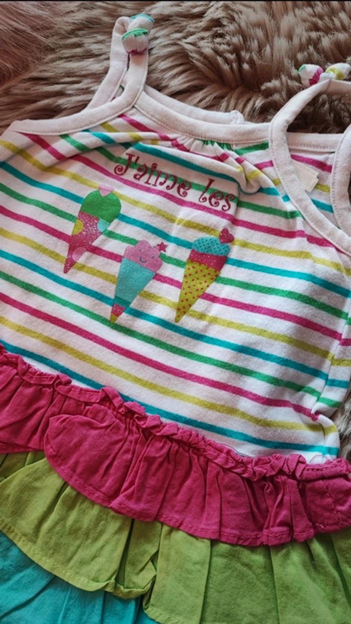 Robe été multicolore orchestra 3 mois - photo numéro 3