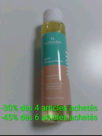 Huile démaquillante Le Boudoir 75ml neuf